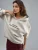Busem Sweatshirt  ecru / navy / karmijnrood