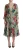 Dolce & Gabbana Vrouwen Multikleur Groene Zijde Wrap Gown Jurk