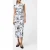 French Connection Atlantis Dori Crepe Dress Black/white