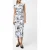 French Connection Atlantis Dori Crepe Dress Black/white