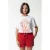 Colourful Rebel straight regular waist casual short rood