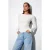 Dames Slim-fit Bootnek Langsleeve Blouse