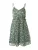 ABOUT YOU Zomerjurk ‘Caroline’  donkergroen / wit