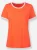 heine Shirt  oranje / zilver / wit