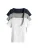 The Set Shirt  navy / grijs / wit