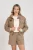 Nukus Hope Jacket Check Nkf13111 Jackets 335 Toffee