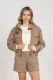Nukus Hope Jacket Check Nkf13111 Jackets 335 Toffee