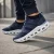 Q1905 Sneaker holten donkerblauw/ wit