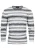 INDICODE JEANS Trui ‘Manfred’  navy / nachtblauw / wit