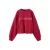 Mango Kids oversized sweater met tekst – rood