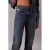 CALVIN KLEIN JEANS high waist straight leg jeans medium blue denim