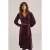 We Fashion Dress Mid Length Aubergine