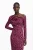 Desigual midi jurk roze