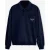 TRENDYOL MAN Heren Donkerblauw Geborduurd Lang, Oversized Sweatshirts