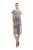 Gebloemde Sweater Jurk Antraciet