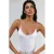 Slim Fit Geribde V-hals Blouse
