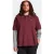 Lyle & Scott getipt poloshirt plus in bordeauxrood