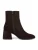 L37 HANDMADE SHOES Enkellaarsje ‘FILL ME UP’  donkerbruin