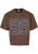 Karl Kani Shirt ’89 Boxy’  blauw / bruin