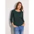 Cecil Dames Basic T-shirt in effen kleur in Groen
