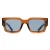 Prada PRB17S 25F70B chocolade donkergrijze zonnebril