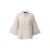 s.Oliver BLACK LABEL loose fit blouse met krijtstreep en linnen – beige