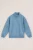 WE Fashion – Jongens sweater met quarter-zip en embroidery – Regular fit – Pastelblauw – Katoen –