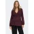 ONLY MATERNITY gebreid zwangerschapsvest met ajourdetails – aubergine