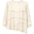 Rimpelige Lange Mouwen Crew Neck Blouse