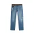 Rechthoekige Jeans Dubbele Taille Desigual Black