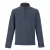 Weird Fish Heren Newark Grid Eco Friendly Quarter Zip Fleece Top (Marine)