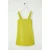 Dames groene rechte mini jurk, casual/dagelijks te dragen