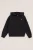 WE Fashion – Jongens hoodie met embroidery – Regular fit – Zwart – Katoen –