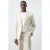 Mango Man linnen slim fit colbert – lichtbeige