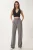 Hogewaisted Textured Palazzo Broek