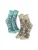 Crea Socks Sokken  turquoise / zwart