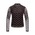 KIDS ONLY GIRL semi-transparante top met col en stippen – donkerbruin