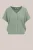 WE Fashion – Dames ajour vest van biologisch katoen – Regular fit – Pastelgroen – Biologisch katoen –
