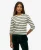 Country Club Gestreepte top met Lange Mouwen White