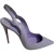 Christian Louboutin Hot Chick 100 Slingback Pumps in Paars Glanzend Leder