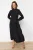 Trendyol Modest Dames Zwart Effen Maxi Lang Casual A-lijn Modest Jurken