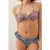 Louise Misha Bikini Top Walnut Teal Garden Of Eden