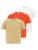 Moxx Paris Shirt  geel / oranjerood / wit