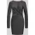 Only Getailleerde cocktailjurk in wikkellook, model ‘RICH’