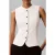 Calvin Klein Stretch Crepe Vest Tofu
