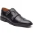 Base London Henley Monk Leer Heren Zwarte Dubbele Monk Schoenen