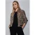 Street One Dames Blouson met leopatroon in Bruin