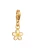 ELLI Hangers ‘Blume’  goud / wit