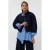 AMAYA Amsterdam bouclé bomberjack – donkerblauw