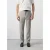 Mango Man linnen slim fit chino – pastelgrijs